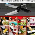 2-in1 Kitchen Food Cutter Chopper Clever Kitchen Slicer Knife with Cutting Board 2-in1 Kitchen Food Cutter Chopper Clever Kitchen Slicer Knife with Cutting Board