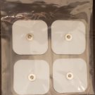 8x Square Compex Compatible Electrodes Pads 2x2" Concave Stud Electrodes 8x Square Compex Compatible Electrodes Pads 2x2" Concave Stud Electrodes