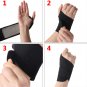 1 Pair Black Tourmaline Self-Heating Wrist Brace Bands - Arthritis Pain Relief