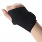 1 Pair Black Tourmaline Self-Heating Wrist Brace Bands - Arthritis Pain Relief