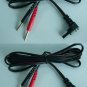 2 TENS Unit Lead Wires FITS COMPATIBLE w/TENS 1000, 3000, 7000 LG SMART TENS