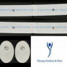 2 Long Strips 12"x1.6" ELECTRODE Pads~Back / Thighs~ Digital ESTIM/TENS/SNAP-ON