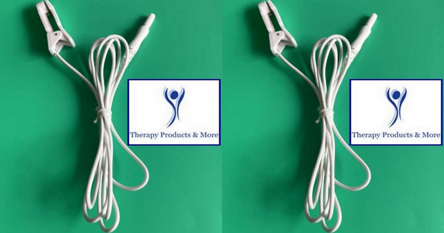 2 Healy Compatible Ear Clip Cable Electrodes