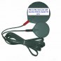 10 Rubber Reusable Replacement Electrode Pads 9.5cm round For Microcurrent Tens