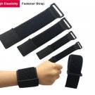 4 pc Set - Hook and Loop Elastic Fastening Cable Strap Ties Band Black Nylon 4 pc Set - Hook and Loop Elastic Fastening Cable Strap Ties Band Black Nylon