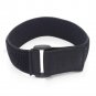 4 pc Set - Hook and Loop Elastic Fastening Cable Strap Ties Band Black Nylon