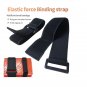 Hook and Loop Elastic Fastening Cable Strap Ties Black Nylon Choose your Size