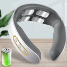 Electric Cervical Neck Massager 6 Mode Pulse - Rechargeable USB Color White Electric Cervical Neck Massager 6 Mode Pulse - Rechargeable USB Color White