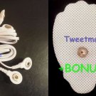 +BONUS PADS! 2.5mm male plug TENS Lead Cables for Eliking Ipro III, IV, V +BONUS PADS! 2.5mm male plug TENS Lead Cables for Eliking Ipro III, IV, V