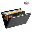 Stainless Steel Business ID Credit Card Holder Wallet Metal Box Case Block RFID