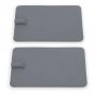2 Pcs Rubber TENS Replacement Electrodes for TENS Microcurrent 7x11 cm Reusable