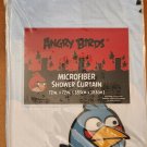 Angry Birds Themed Microfiber Fabric Shower Curtain 72x72 New Angry Birds Themed Microfiber Fabric Shower Curtain 72x72 New