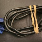 VGA Male to Male 15 Pin Monitor to Computer Video Cable - 6ft Black/Blue