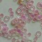 Pink Mini Iridescent Hollowed Out Circles