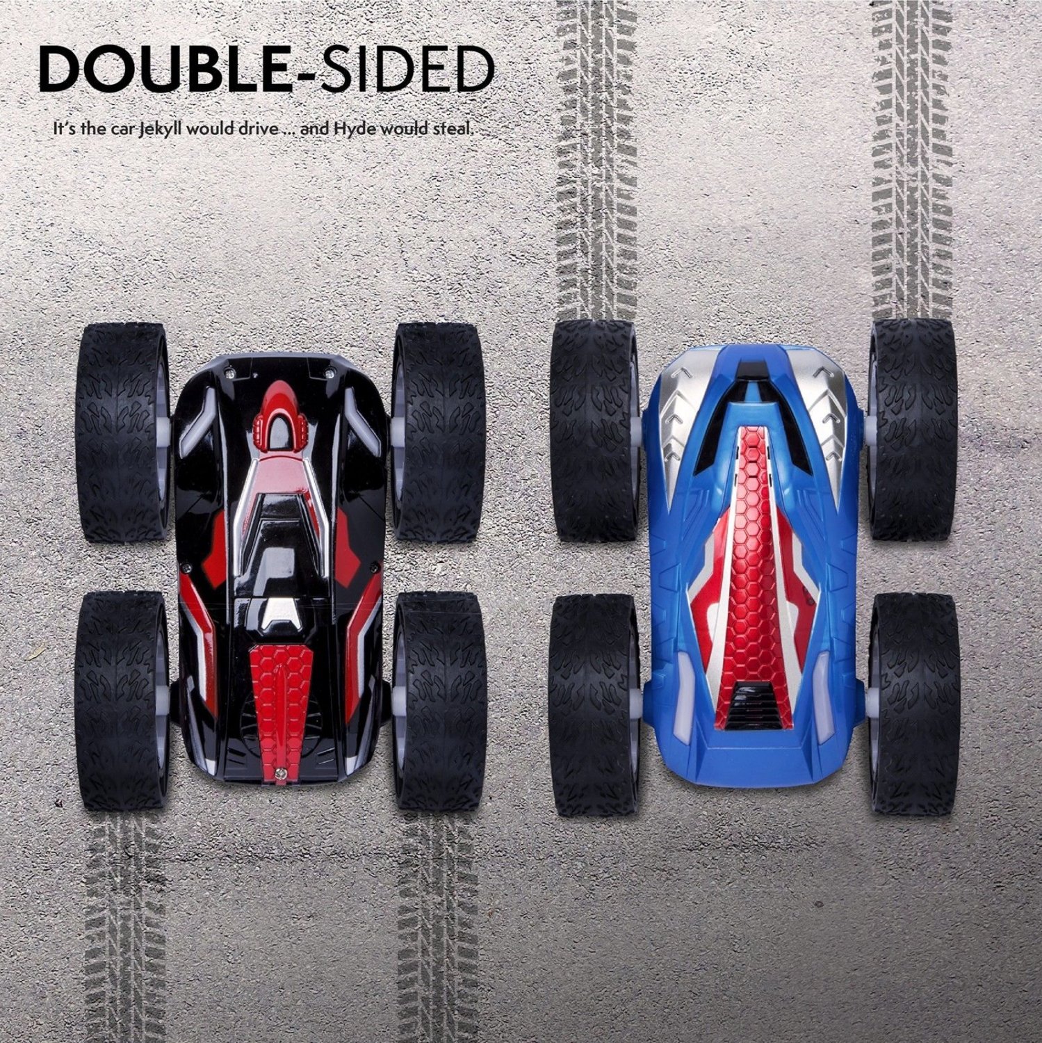 cyclone double sided flipping rc car