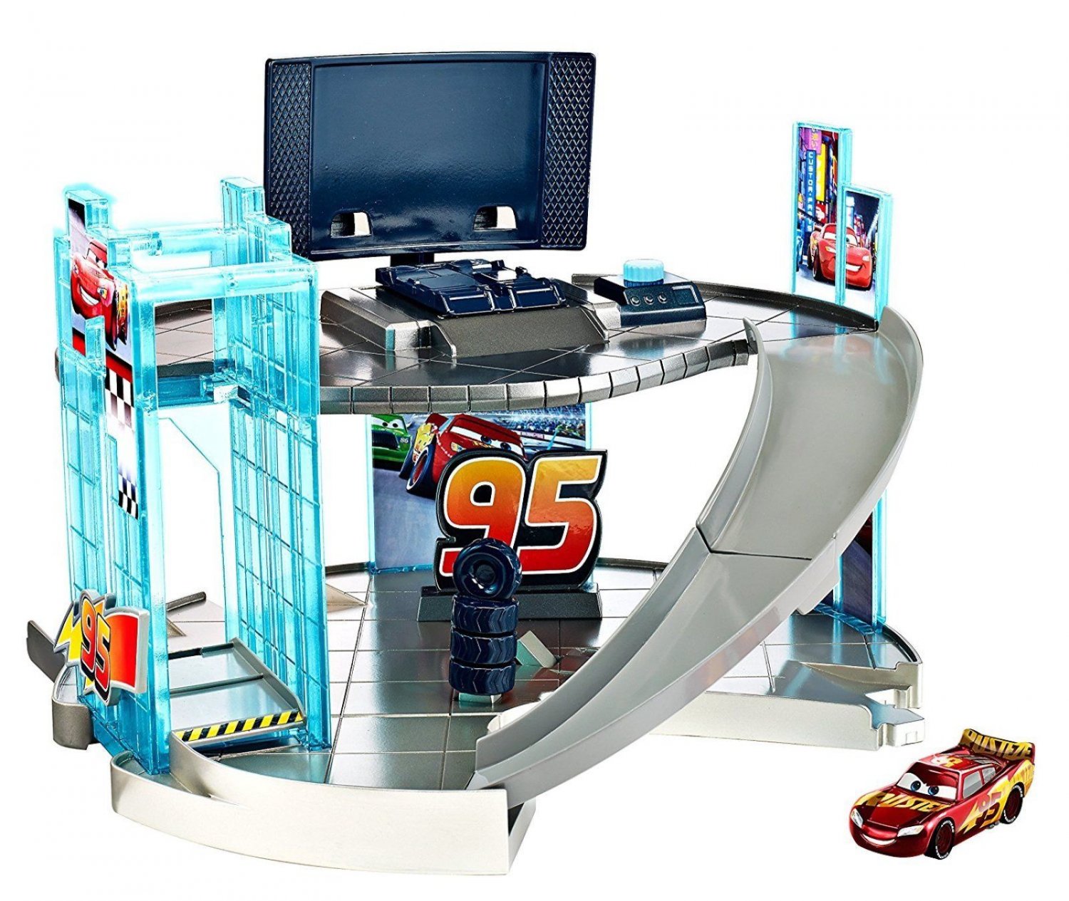 Трек молния. Cars 3 Rust Eze Racing Center. Mattel Disney Pixar cars 3. Игрушки Disney Pixar cars Mattel. Автотрек Тачки 3.