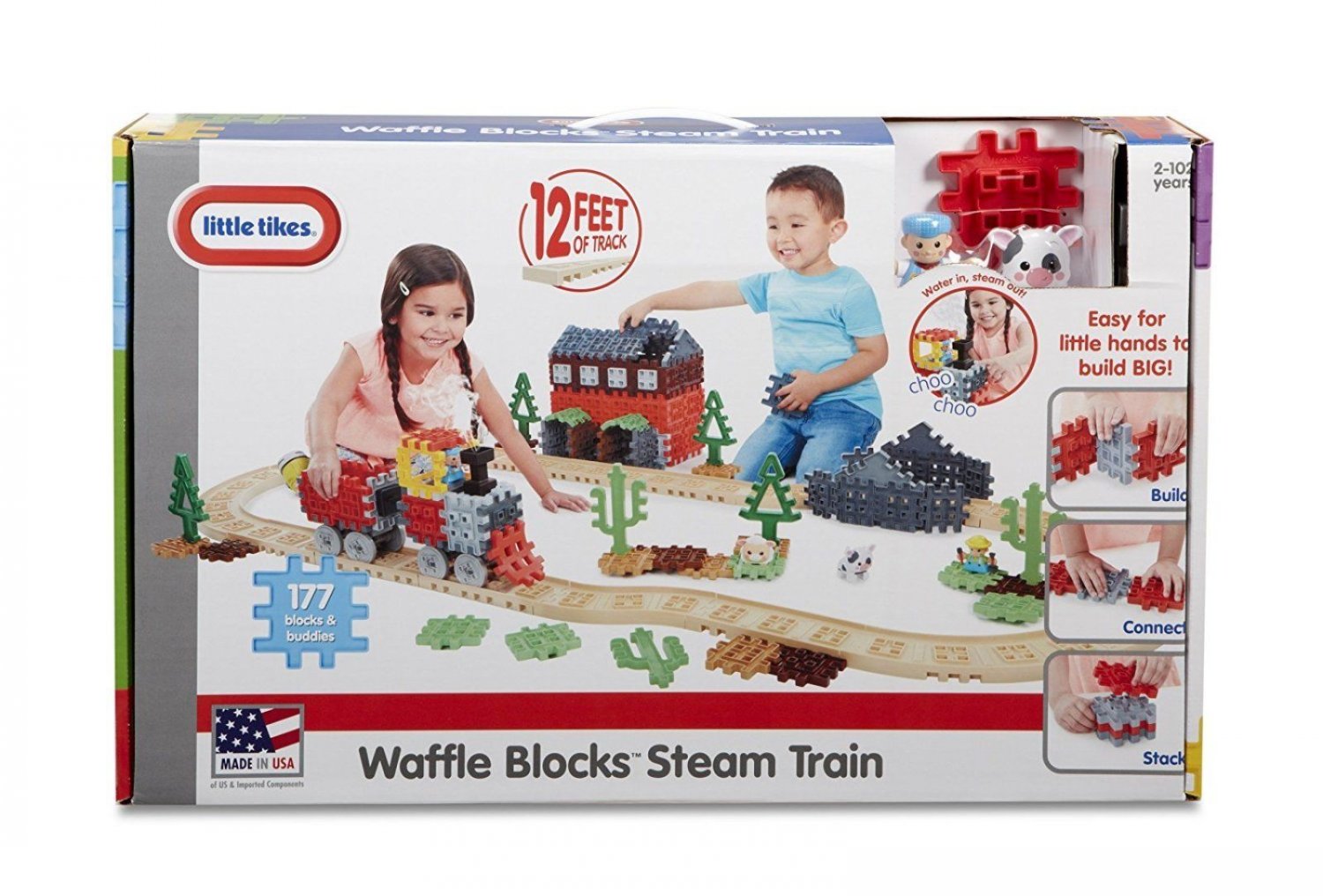 little tikes waffle blocks steam train