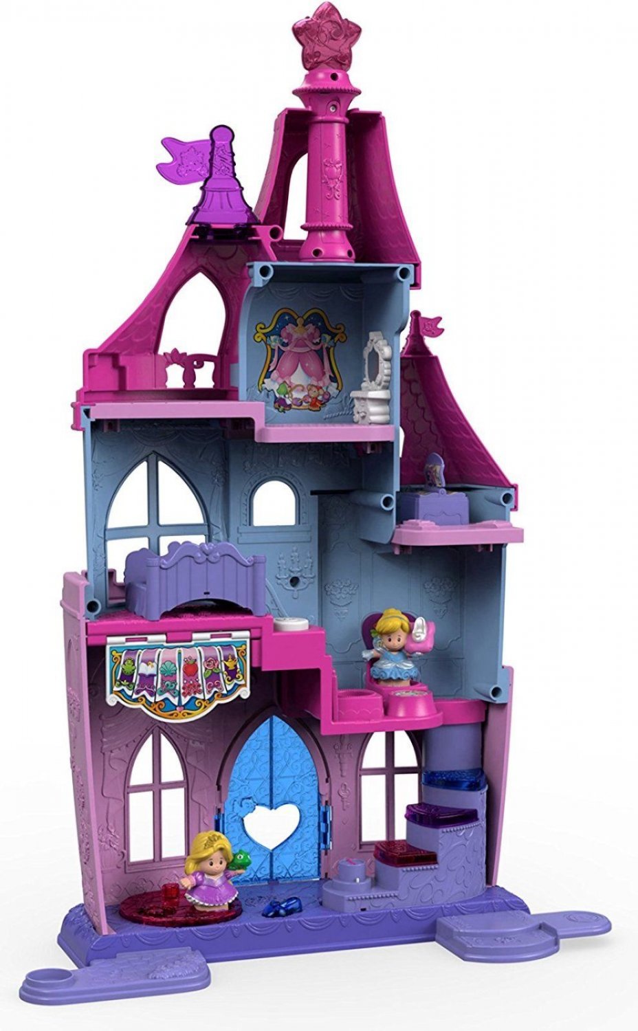 little people princess castle with wand