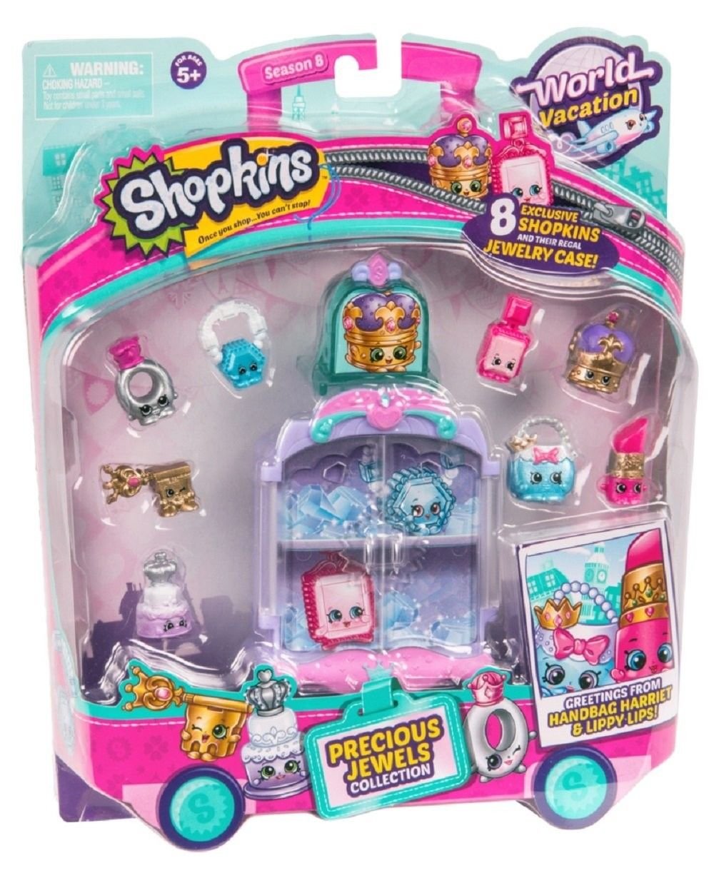 Shopkins World Vacation Europe Precious Jewels Collection Girls Toys ...