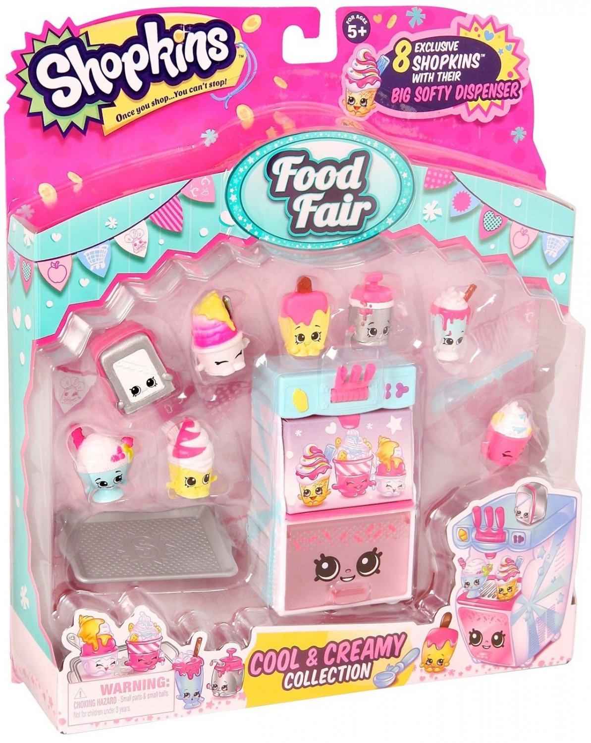 Shopkins Food Fair Cool Creamy Girls Kids Children Christmas Toys Fun ...