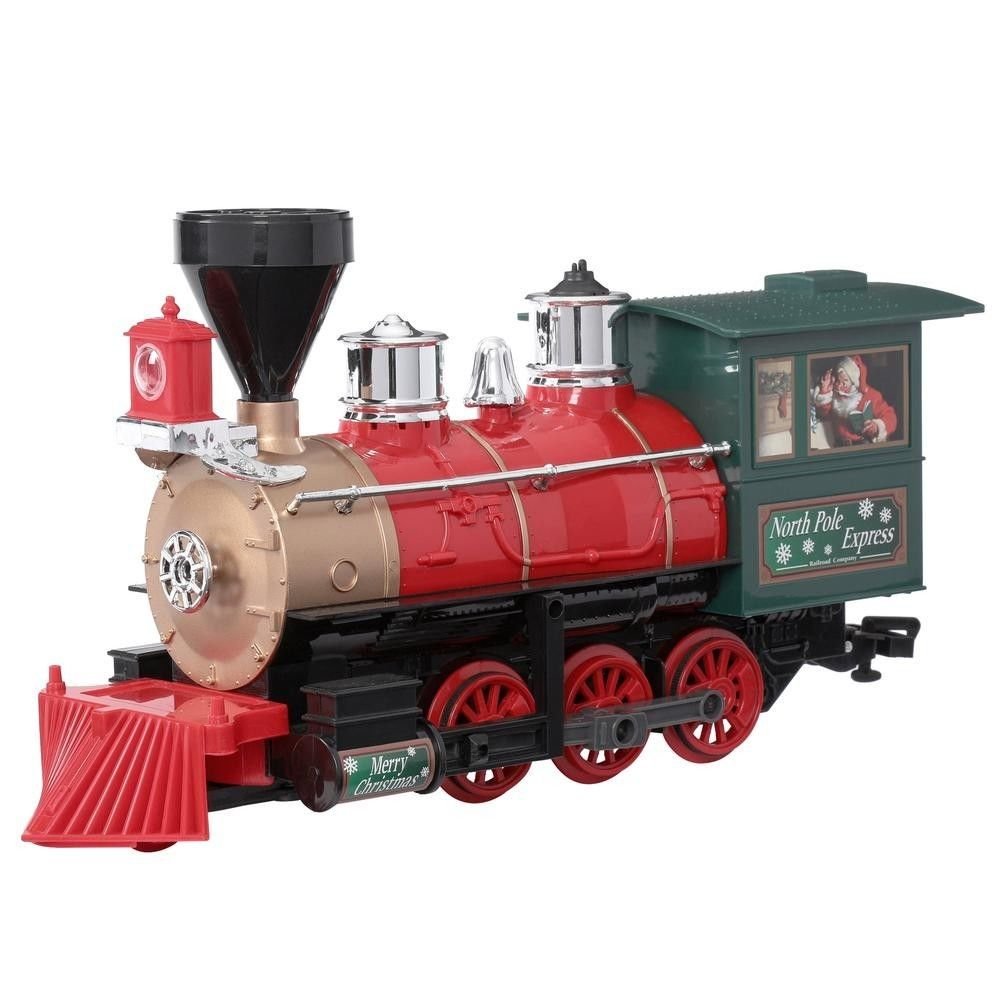 Christmas North Pole Express with Remote Control Holiday Train Indoor ...