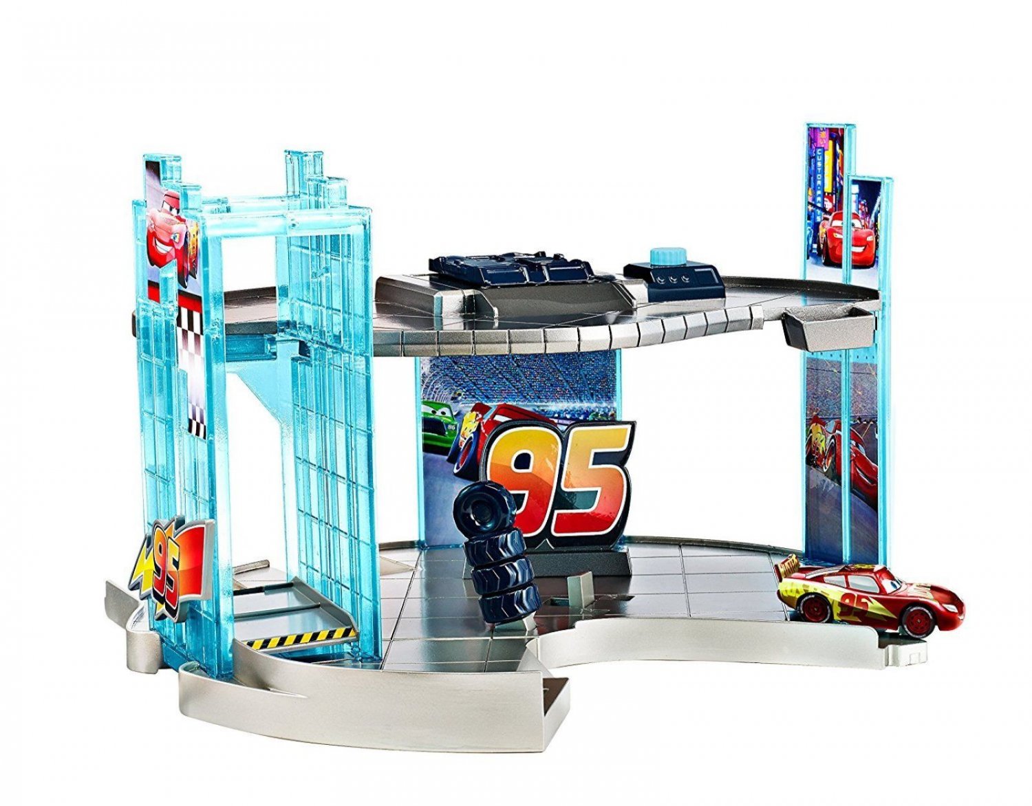 Disney Rust Eze Racing Center Playset Pixar Cars 3 New Race Track Mack ...