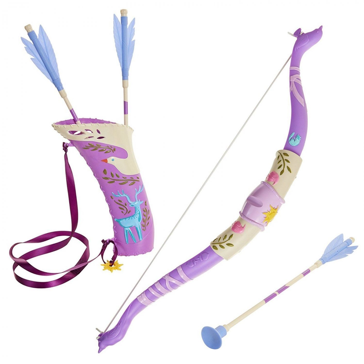 Rapunzel's Bow Arrow Set Disney Tangled Princess Kids Pretend Play