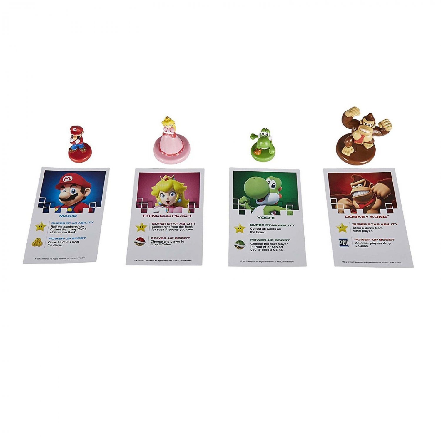 Monopoly Gamer Edition Board Game Power Nintendo Super Mario Characters Rosalina