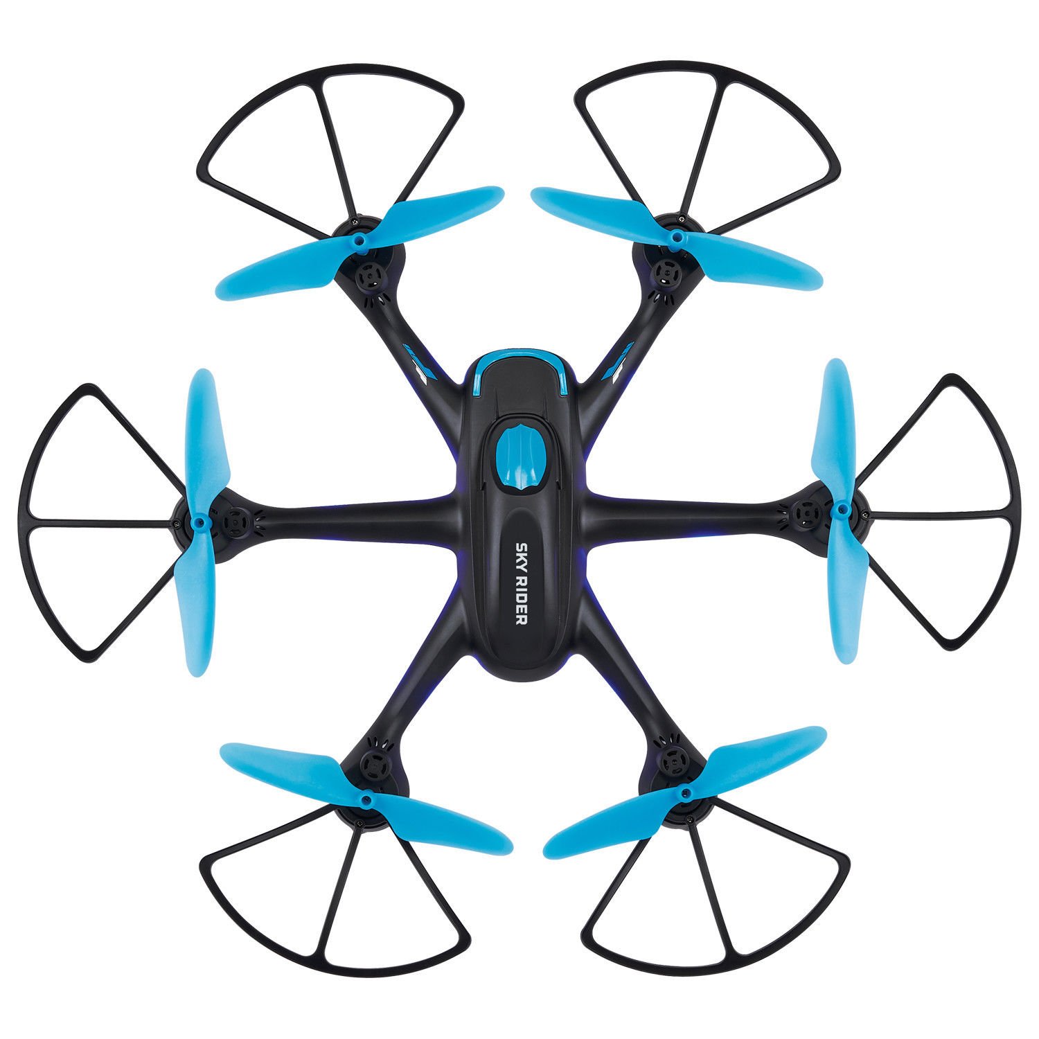 Drone Hexacopter Sky Rider Night Hawk WiFi Camera Gpx Blue Remote