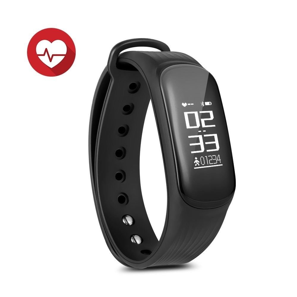 Fitness Tracker Watch Waterproof Bluetooth Wireless Smart Bracelet