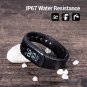 Fitness Tracker Watch Waterproof Bluetooth Wireless Smart Bracelet Android IOS