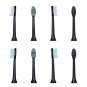 Electric Toothbrush Replacement 4 pack Soft Black Heads Compatible Xmas Gift