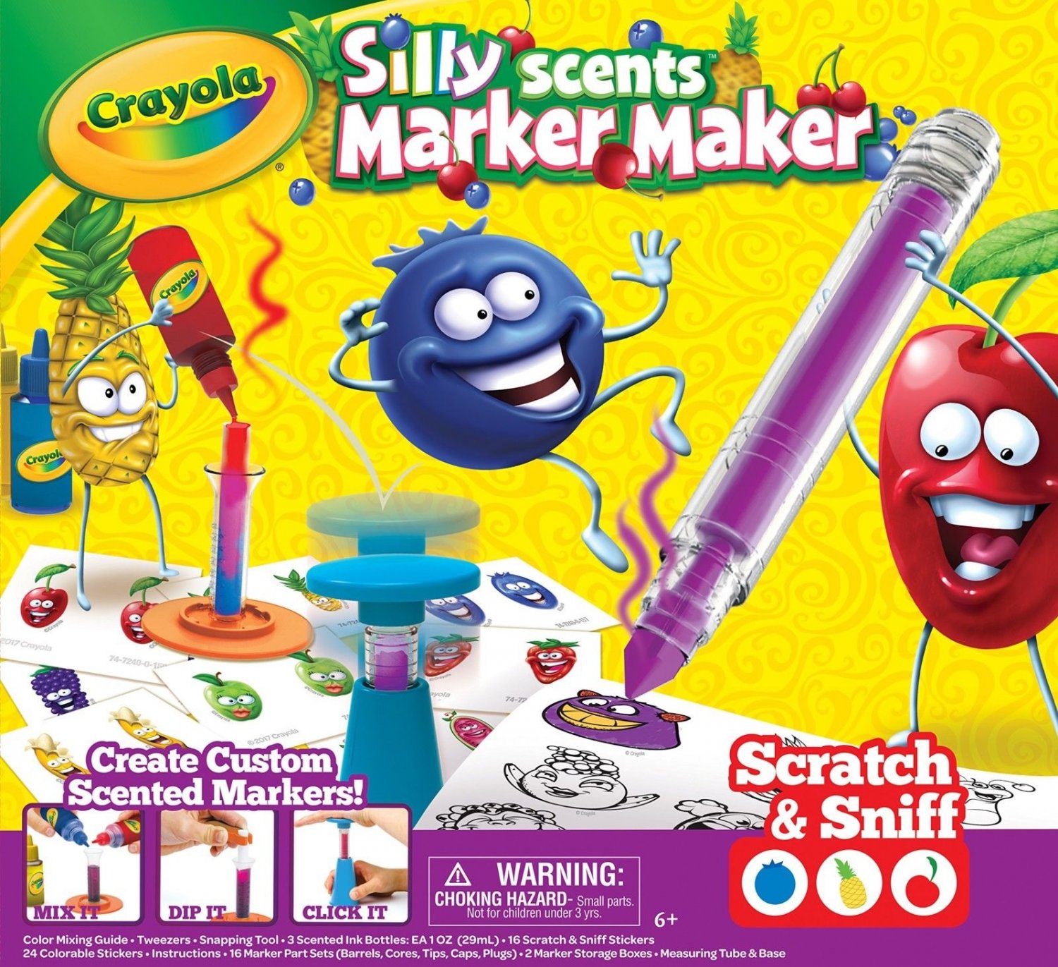 Crayola Silly Scents Marker Scented Markers Coloring Silly Gift Kids