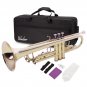 Student Bb Trumpet Windsor MI-1001 Outfit Including Case Music Musician Gifts