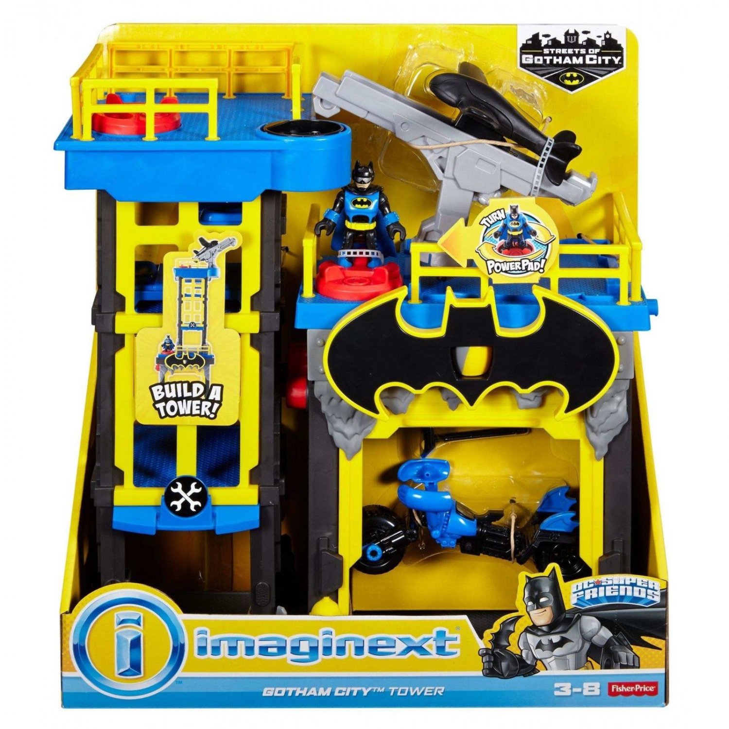 imaginext dc super friends streets of gotham city the penguin tank