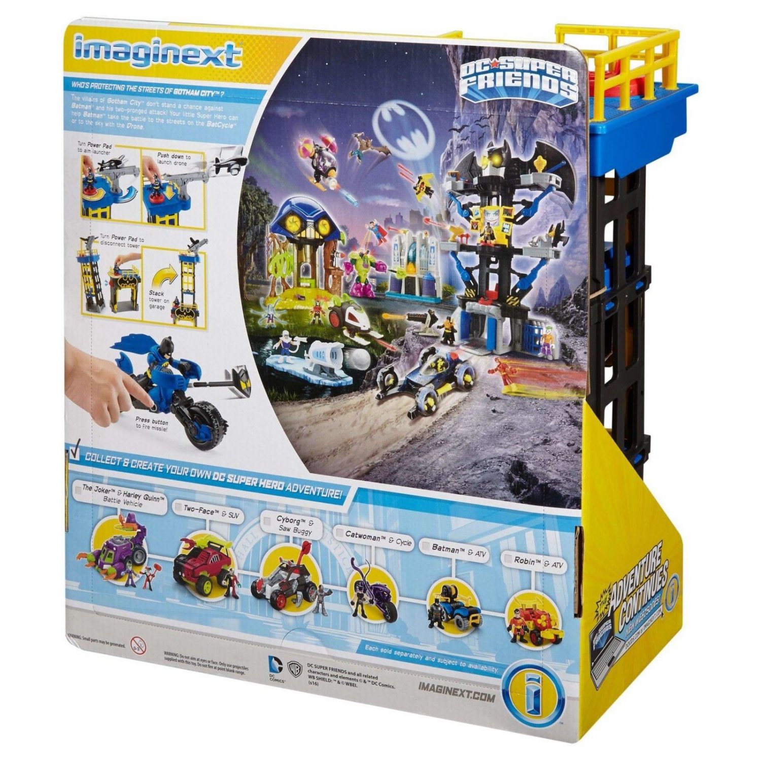 imaginext dc super friends streets of gotham city the penguin tank