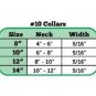 Mirage Pet Products No.10 Dog Collar, 12-Inch, Silver