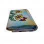 Genuine leather money card organizer Large Womens Luxury Coin Purse Hand Painted