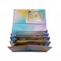 Genuine leather money card organizer Large Womens Luxury Coin Purse Hand Painted
