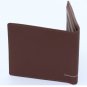 Pazaro Mens Wallet Natural Genuine Leather Slim Bifold Wallet Brown Color
