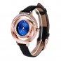 AIKURIO Women Ladies Wrist Watch Waterproof Design with Alloy Case Leather Strap