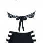 Plus Size Bikini Set Swimwear High Waist Cut Out Bathing Suits US 10-12 / Tag XL