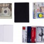 Men Leather Slim Wallet Premium Black minimalist Front Pocket Card Case Holder