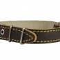 Real Leather Dog Collar 11"-15" Neck Size, 3/4" Wide, Medium Breeds