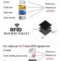 RFID Blocking Wallet for Men, Leather, Excellent Travel Bifold and Credit Card P