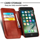 iPhone 8 Plus Case, iPhone 7 Plus Case,Wallet Folding Flip Case with Kickstand C
