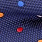 Flairs New York Polka Dots Collection Pocket Square (Midnight Blue / Multicolore