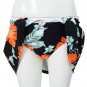 JOYMODE Women's Solid Black Skirted Bikini Bottom Skirt Swimdress Plus Size