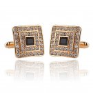 Cuff Links for French Shirt Gift Men Jewelry  Cufflinks Luxury Amethyst Crystal