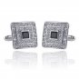 Cuff Links for French Shirt Gift Men Jewelry Cufflinks Luxury Amethyst Crystal
